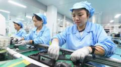 China's economic growth picks up as AI boom boosts exports — BBC Business, Beijing Technology news