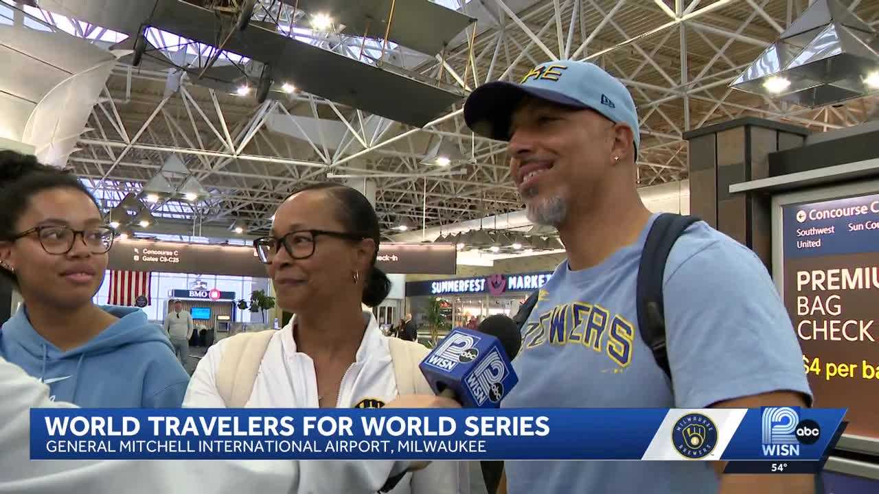 'Traveled for...24 hours': Fans travel from across the world for the World Series — WISN 12 Milwaukee, Beijing Sports news