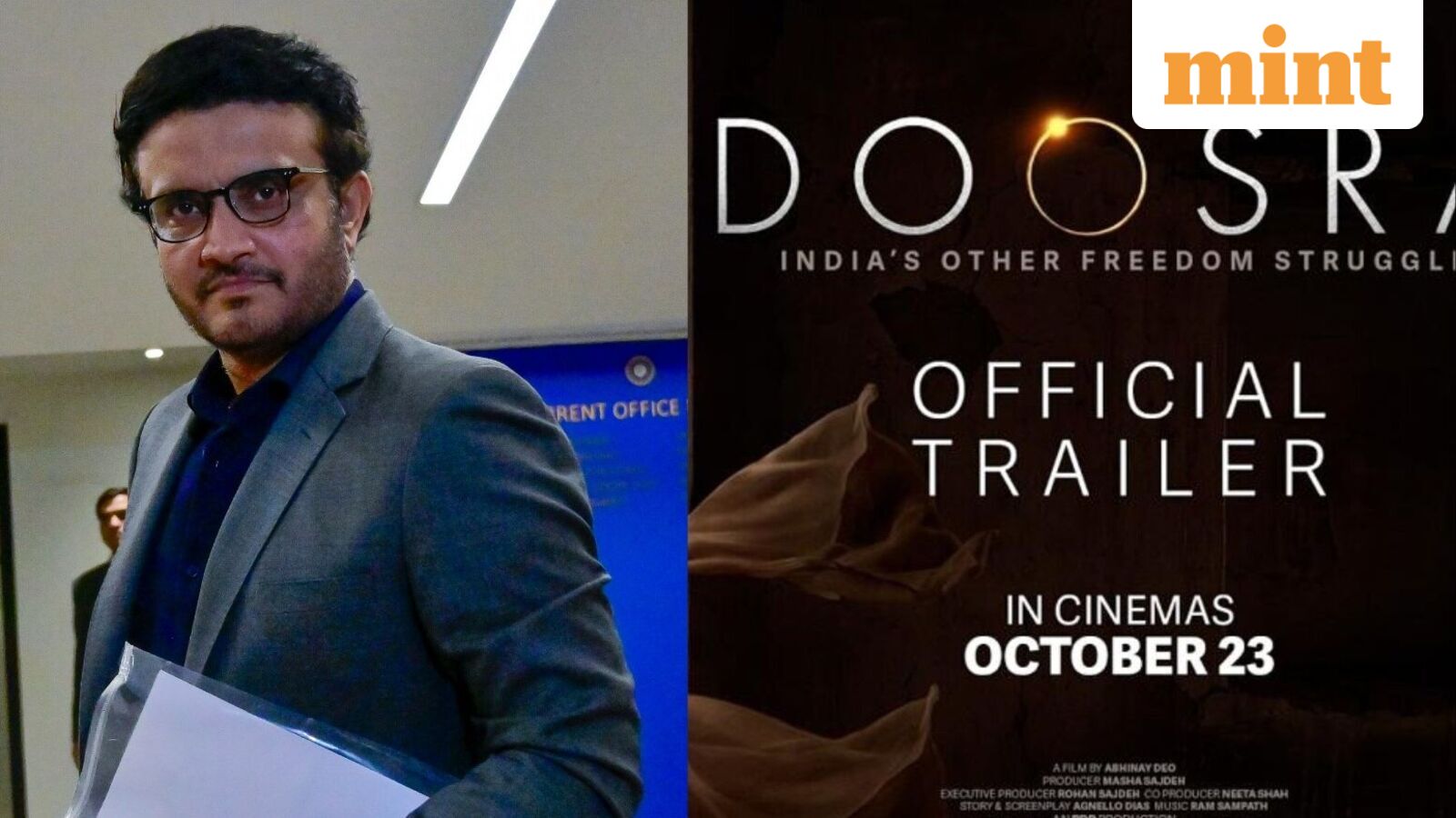 Sourav Ganguly vs ‘Doosra’: Delhi HC seeks filmmaker's response over cricketer's personality rights plea; what we know — Mint India, Beijing Technology news